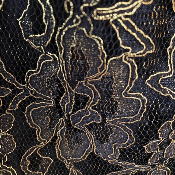 Black & Gold Skirt - Picture 3 of 3